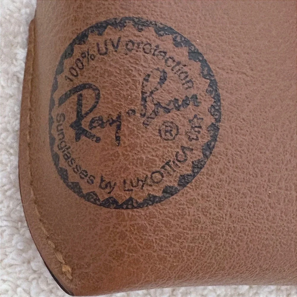 RayBan Sunglasses Case Bundle Black Hard Shell/Tan Snap Soft Case Set CASES ONLY